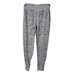 90 Degree by Reflex Girls Sz 7/8 Gray Pinstripe Pull-On Stretch Leggings